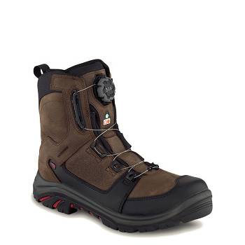 Red Wing Tradesman 8-inch Waterproof CSA Safety Toe - Hnede Pracovne Cizmy Panske, RW246SK